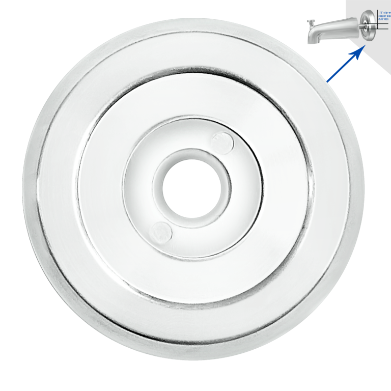 1/2″ Thick Spacer for Tub Spout(Chrome)